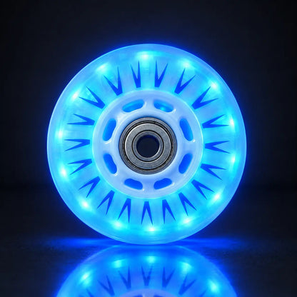 Rueda GlowRush Flash azul