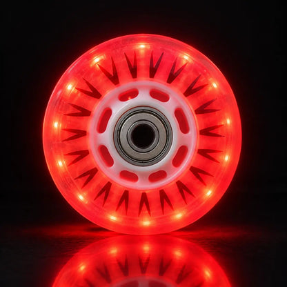 Rueda GlowRush Flash roja