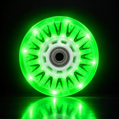 Rueda GlowRush Flash verde