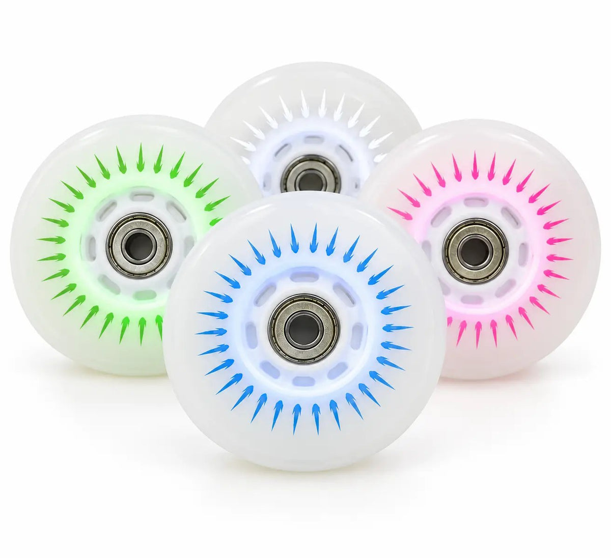 Set de 4 ruedas LED GlowRush Flash