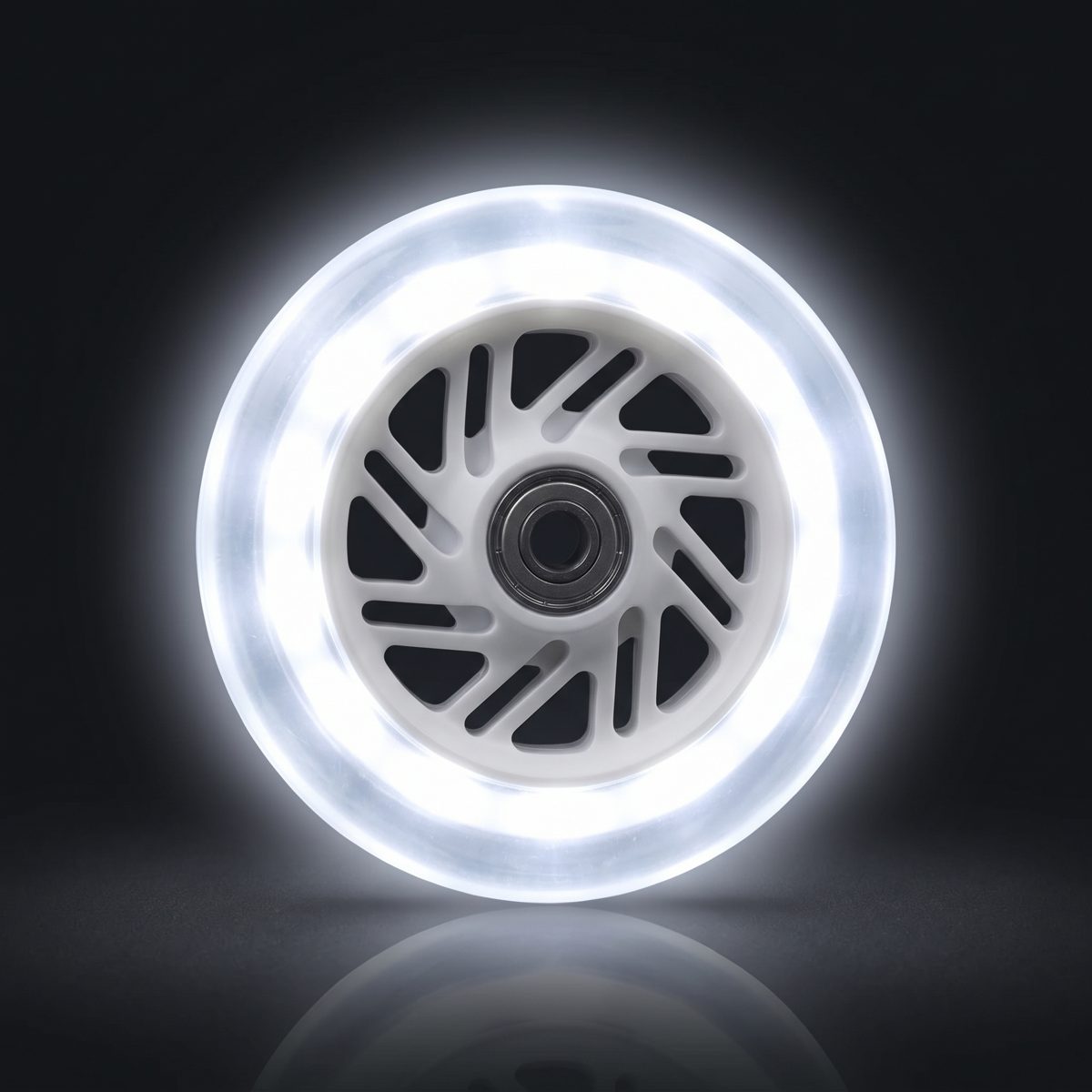 Rueda LED GlowRush color Blanco